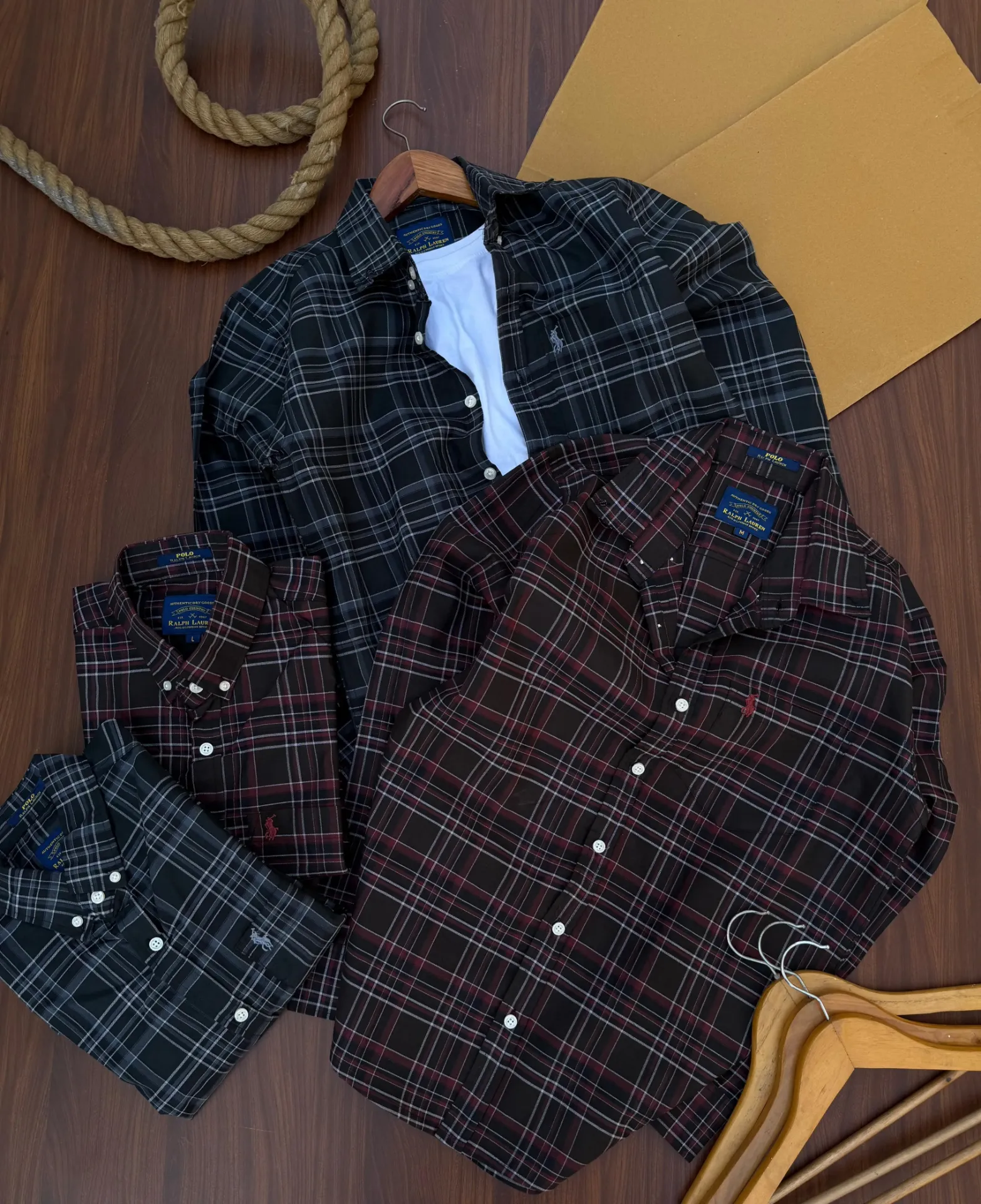 RL Oxford Cotton  chk Shirt